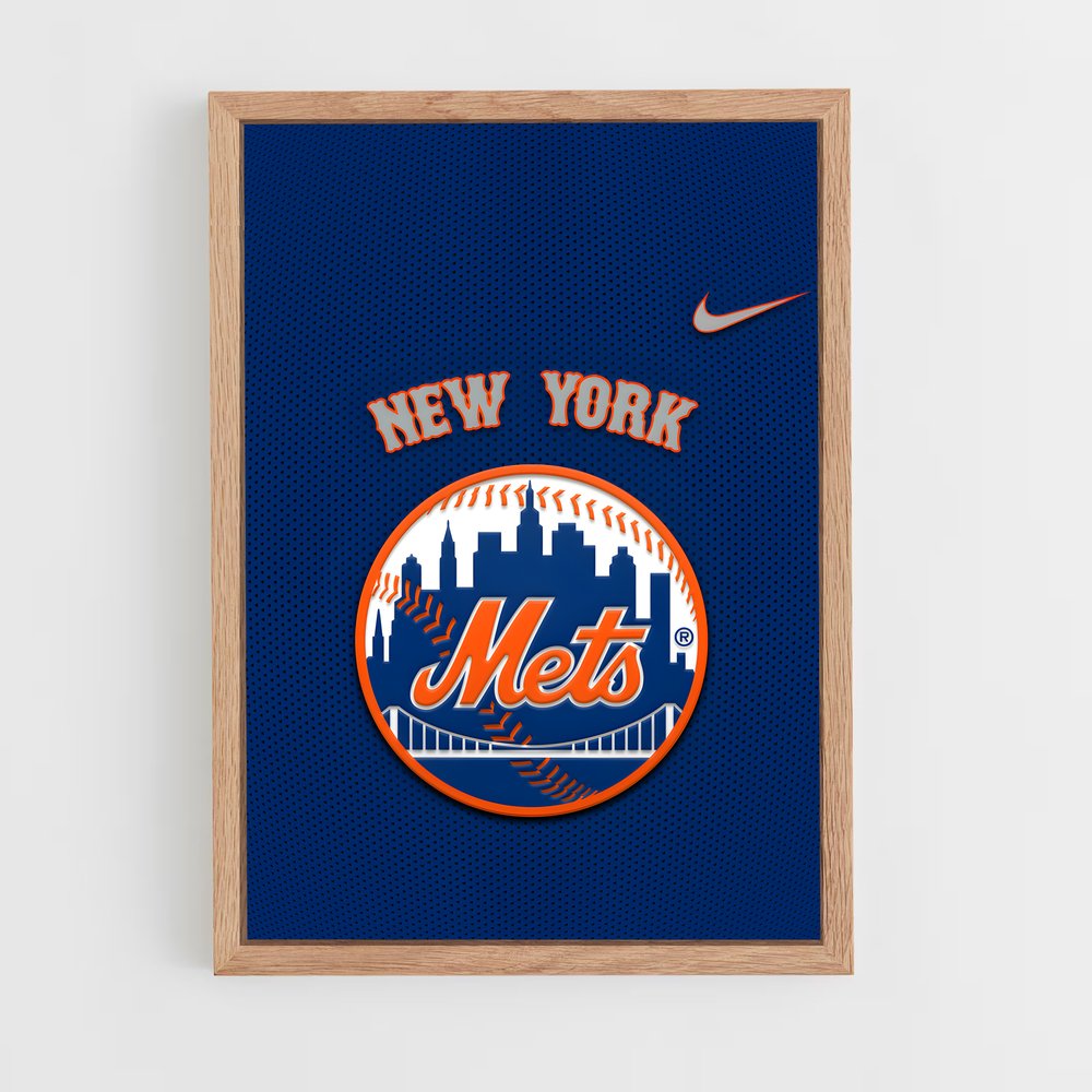Poster Mets en Lumière – affiche Baseball (vue 4)